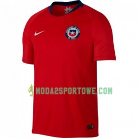 Koszulka Chile Domowe Stroje Piłkarskie Copa América 2019 Krótki Rękaw